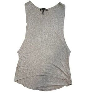 Victorias Secret T-Shirt Women Size XS Muscle Sleeveless Tank Top Curved Hem Gym